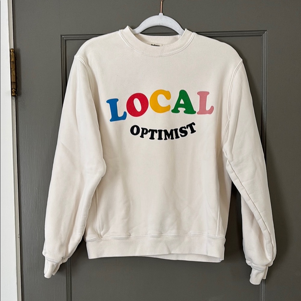 Madhappy Cream Local Optimist Sweatshirt